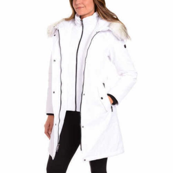 1 Madison Jackets & Blazers - 1 Madison Expedition Women's Faux Fur Hooded Parka